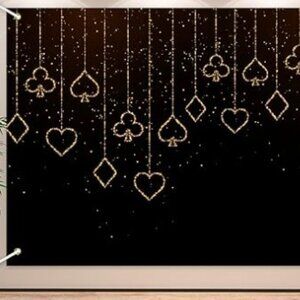 Wall banner for party decor- poker theme